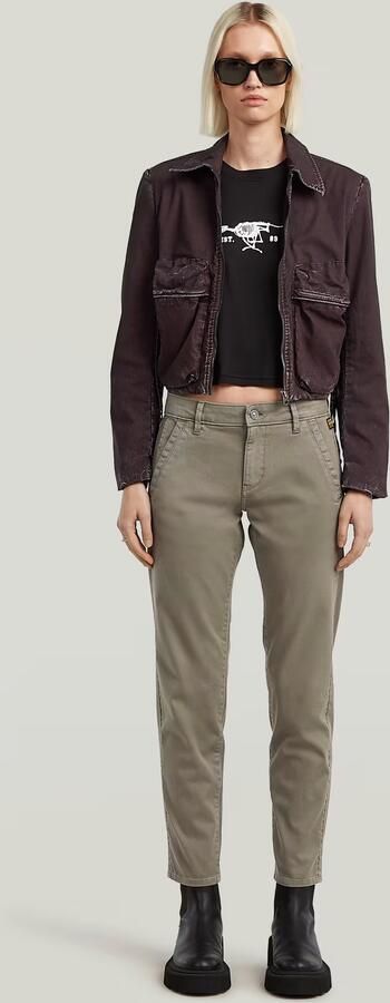 G-Star Raw Stoffen broek met steekzakken model 'Kate' - Foto 5