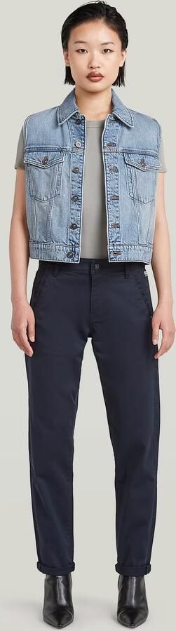 G-Star RAW Kate Boyfriend Chino Donkerblauw Dames - Foto 10