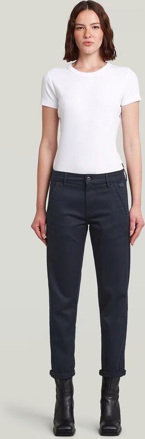 G-Star RAW Kate Boyfriend Chino Donkerblauw Dames - Foto 6