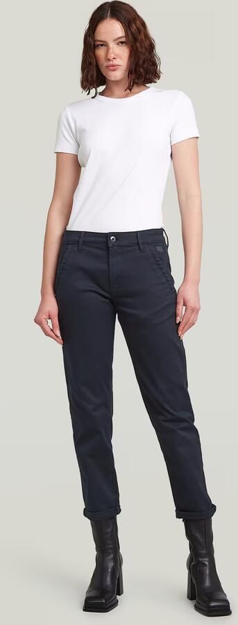 G-Star RAW Kate Boyfriend Chino Donkerblauw Dames - Foto 5
