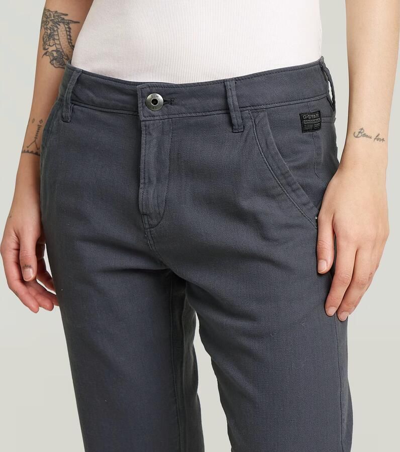 G-Star RAW Kate Boyfriend Chino Grijs Dames - Foto 3
