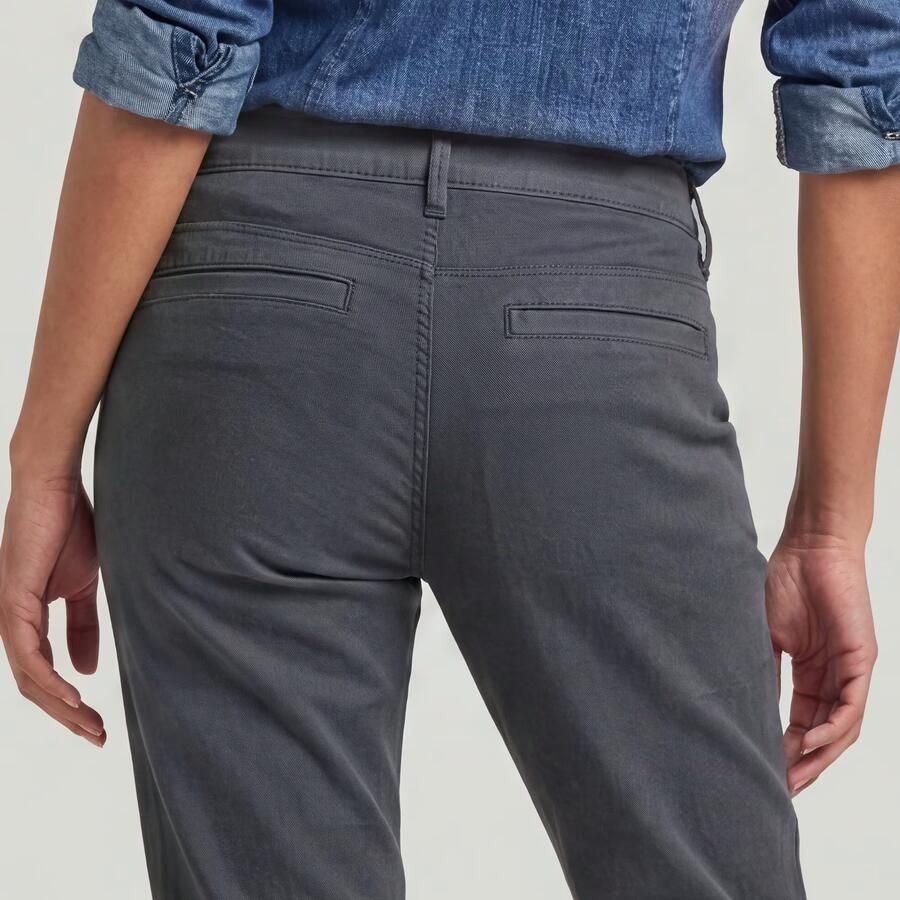 G-Star RAW Kate Boyfriend Chino Grijs Dames - Foto 3