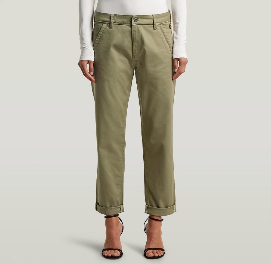 G-Star RAW Kate Boyfriend Chino Groen Dames