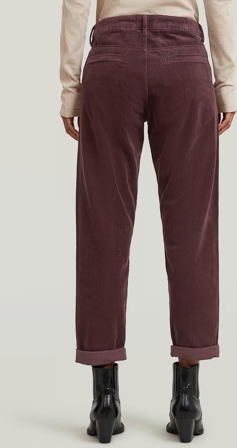 G-Star RAW Kate Boyfriend Chino Paars Dames
