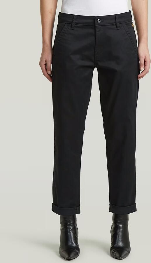 G-Star RAW Kate Boyfriend Chino Zwart Dames - Foto 5