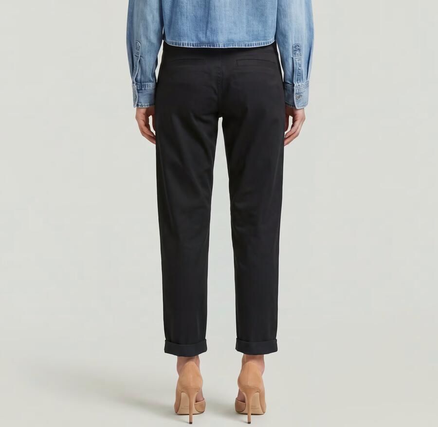 G-Star RAW Kate Boyfriend Chino Zwart Dames - Foto 3