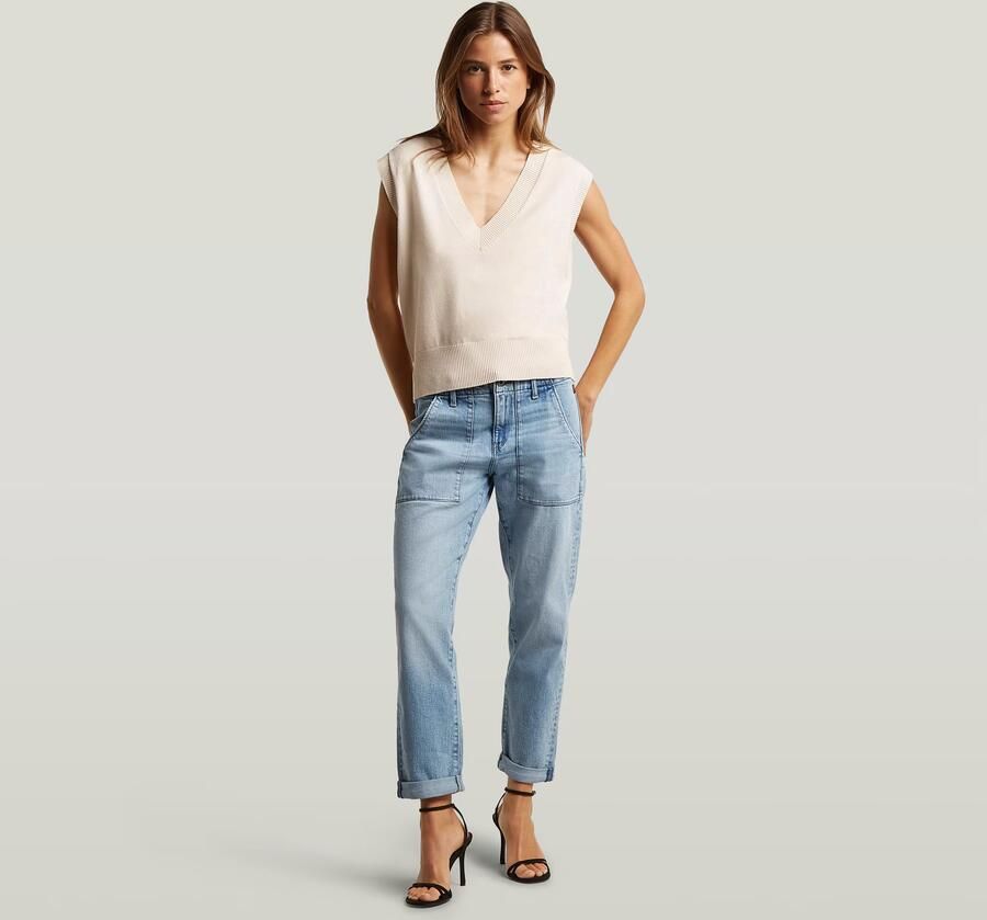 G-Star RAW Kate Boyfriend Fatigue Jeans Midden blauw Dames - Foto 5