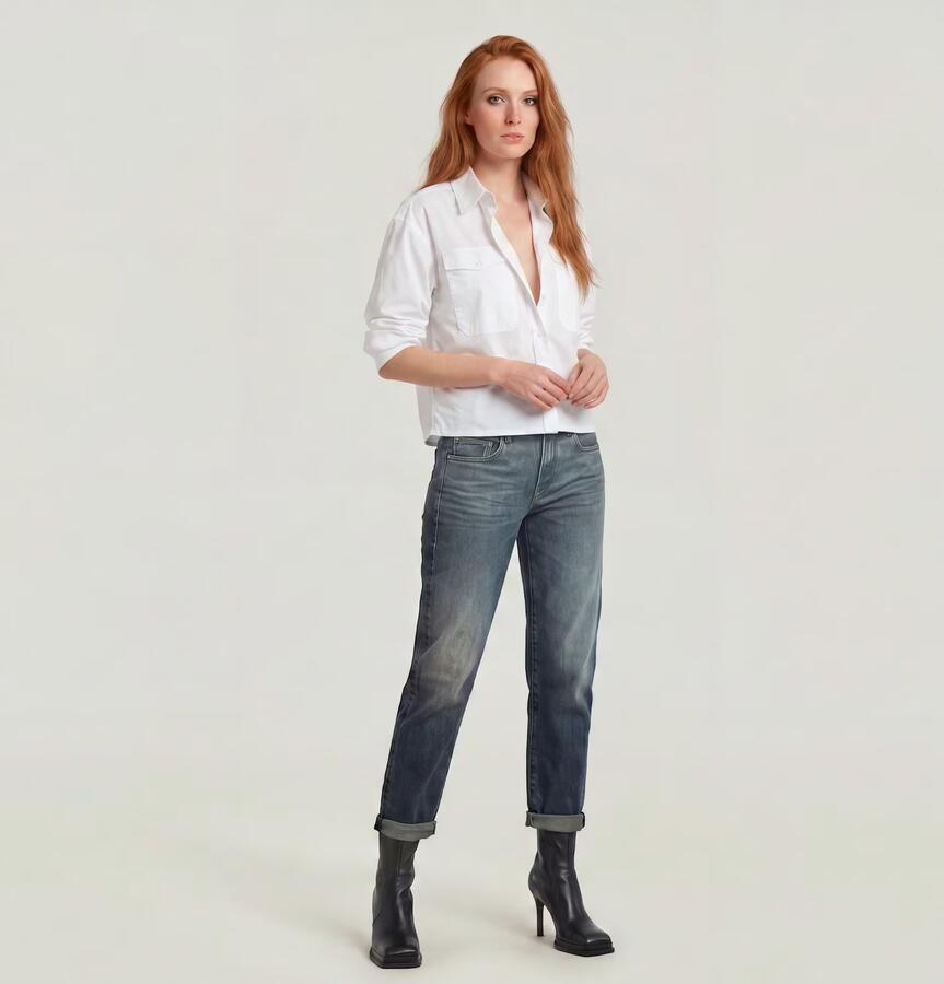 G-Star RAW Boyfriendjeans Kate Katoen-stretch denim kwaliteit voor meer draagcomfort - Foto 17