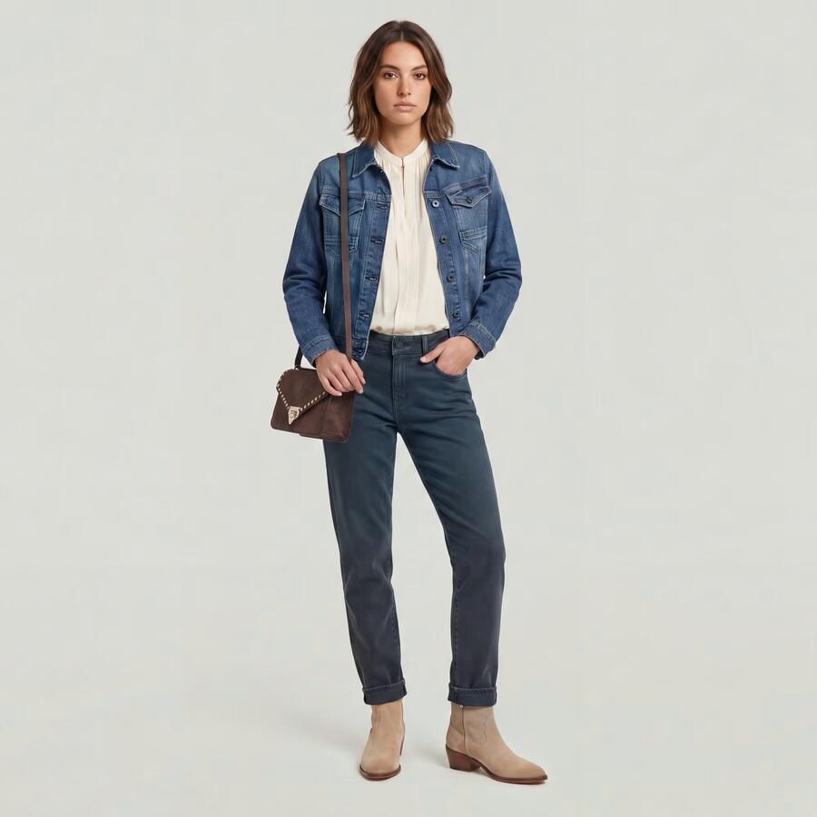 G-Star RAW Kate Boyfriend Jeans Donkerblauw Dames - Foto 4