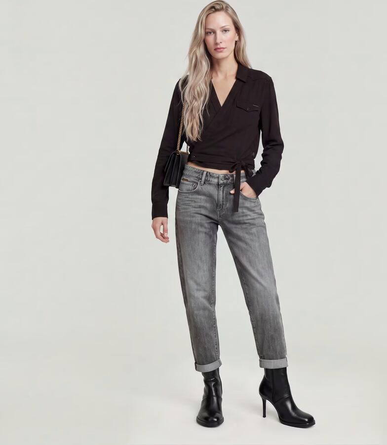 G-Star RAW Boyfriendjeans Kate Katoen-stretch denim kwaliteit voor meer draagcomfort - Foto 14