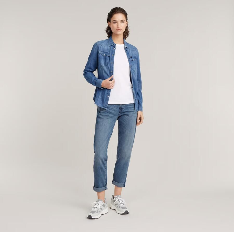 G-Star RAW Kate Boyfriend Jeans Midden blauw Dames - Foto 3