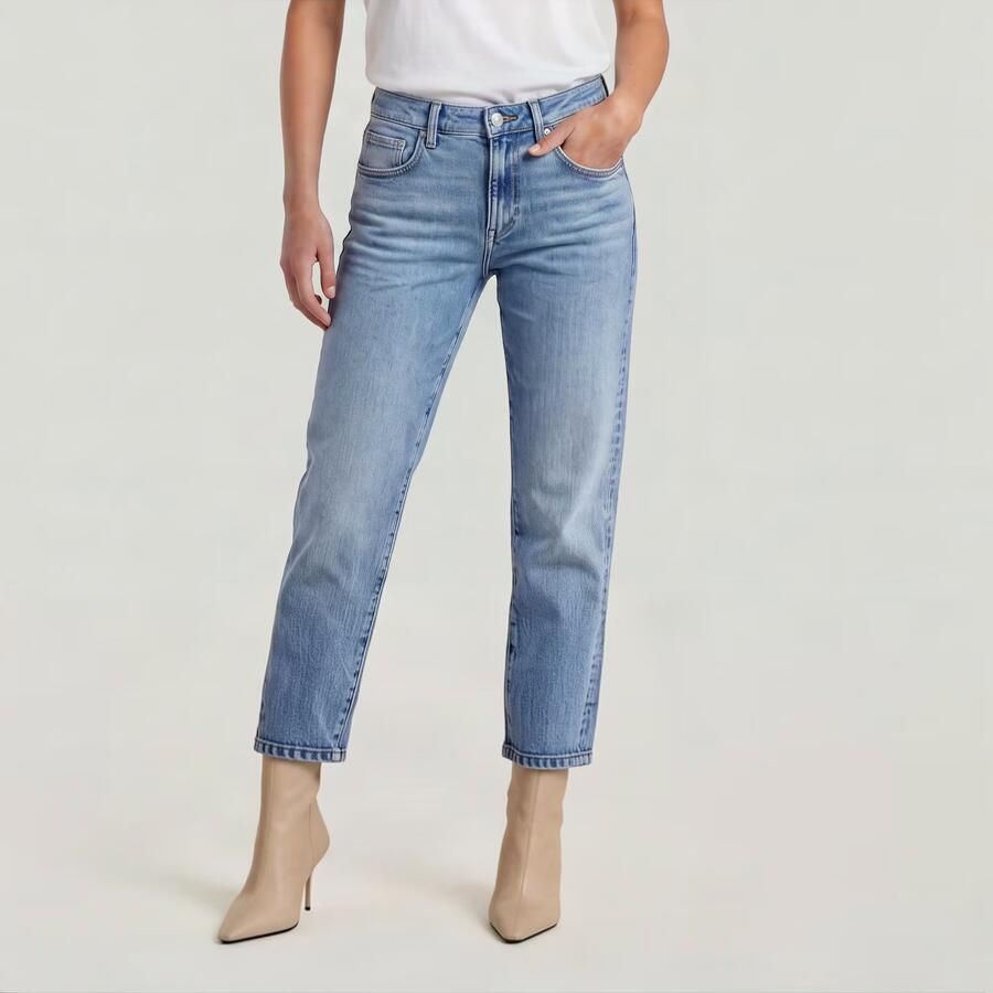 G-Star Raw Straight fit jeans met logopatch model 'Kate' - Foto 10
