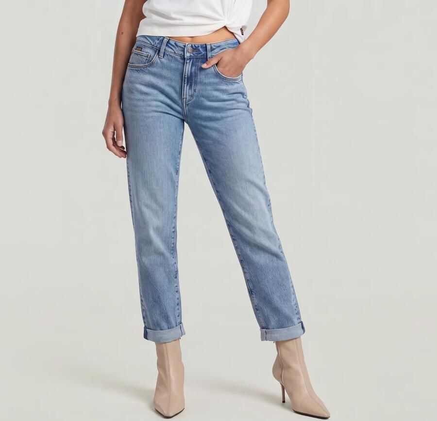 G-Star Raw Straight fit jeans met logopatch model 'Kate' - Foto 11