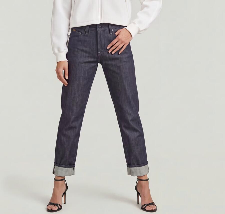 G-Star RAW Kate Boyfriend Selvedge Jeans Donkerblauw Dames - Foto 4