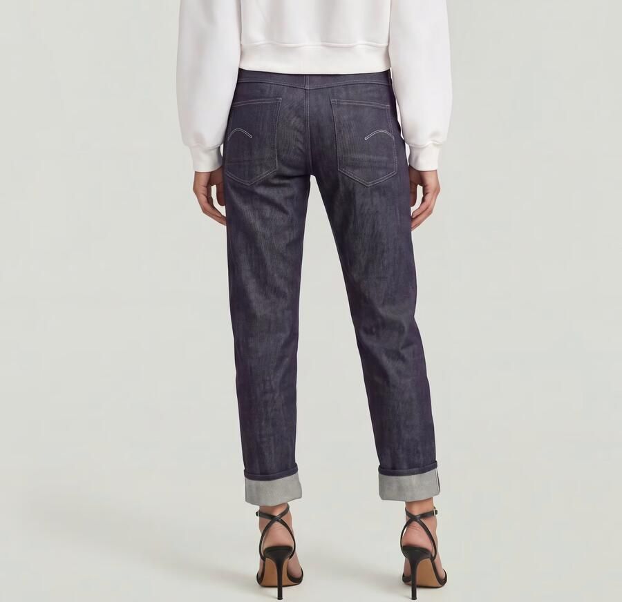 G-Star RAW Kate Boyfriend Selvedge Jeans Donkerblauw Dames - Foto 3