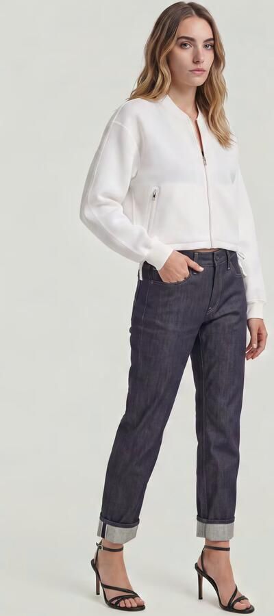 G-Star RAW Kate Boyfriend Selvedge Jeans Donkerblauw Dames - Foto 6