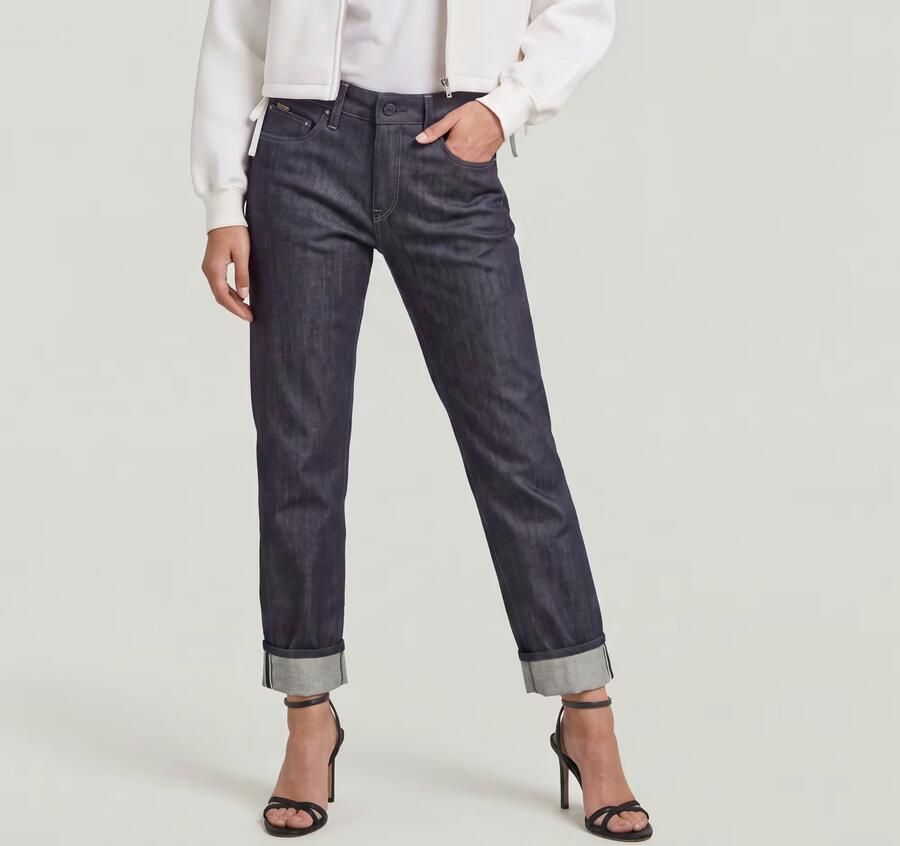 G-Star RAW Kate Boyfriend Selvedge Jeans Donkerblauw Dames - Foto 4