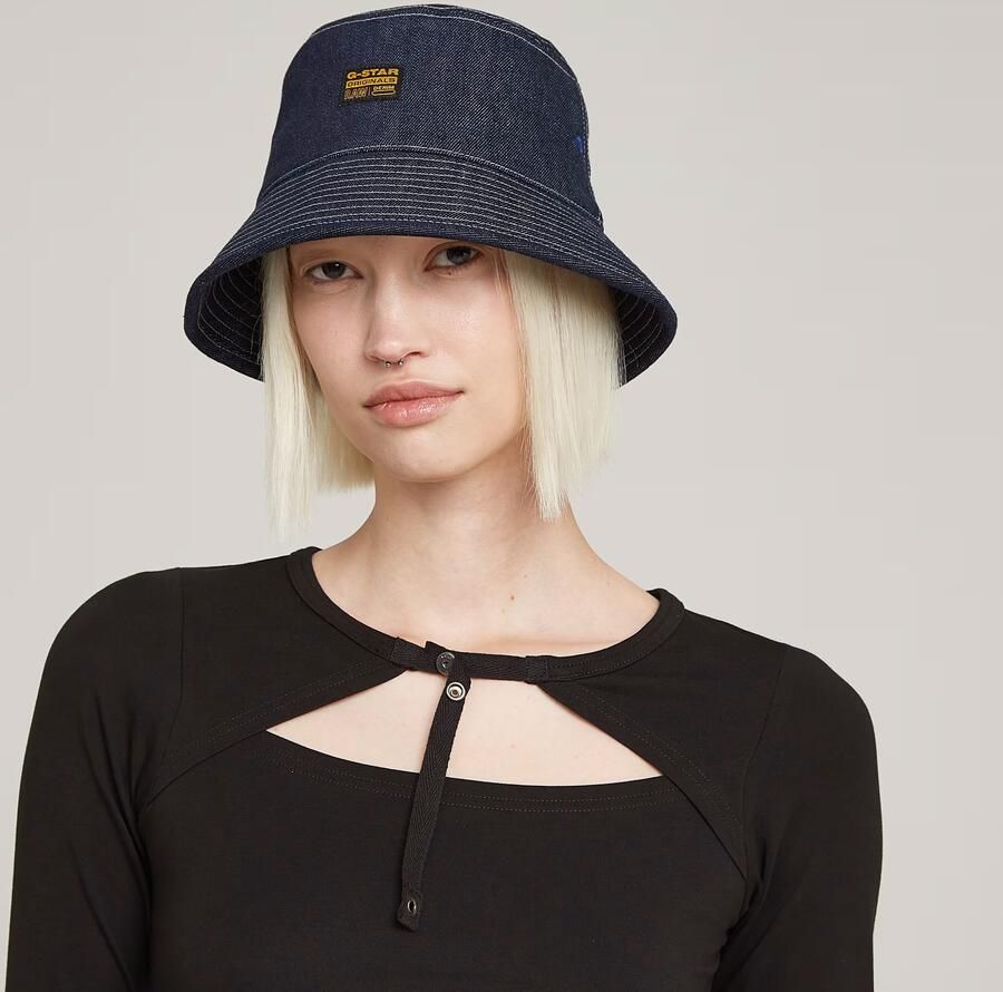 G-Star RAW Keyhole Slim Korte Top Zwart Dames - Foto 6