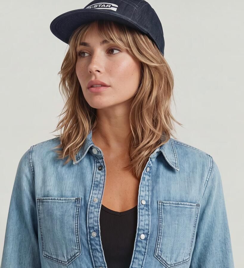 G-Star RAW Kick Slim Overhemd Donkerblauw Dames - Foto 4