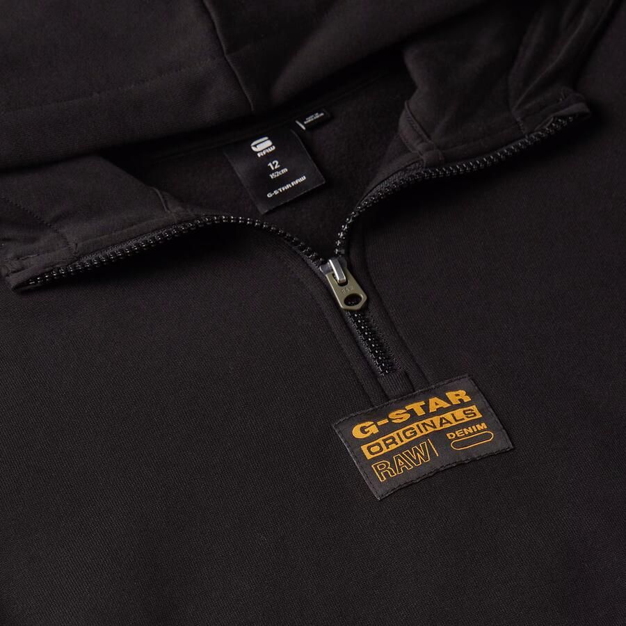 G-Star RAW Kids Unisex Hooded Zip Sweater Zwart jongens - Foto 3