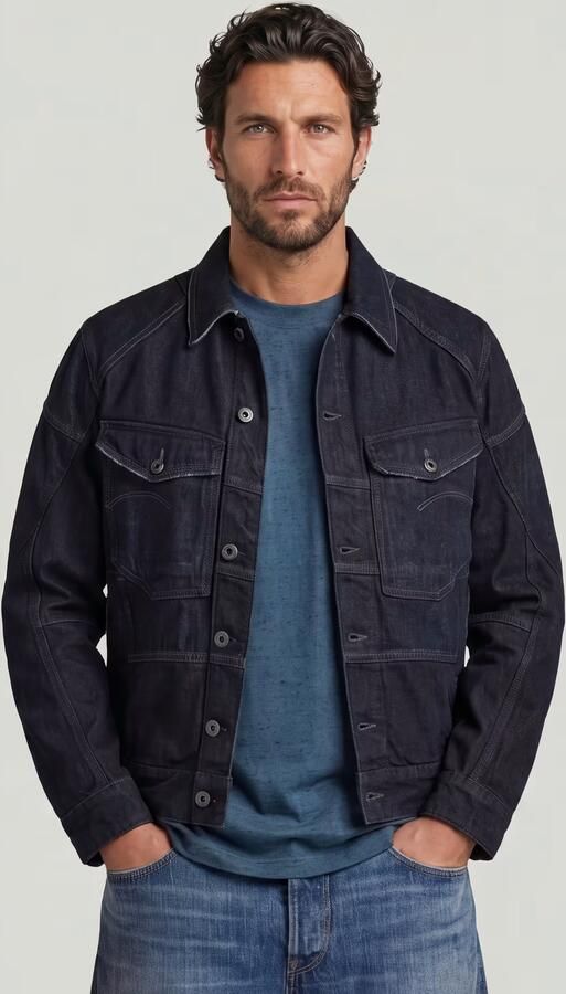 G-Star RAW Kitoh 3D Jack Donkerblauw Heren - Foto 5