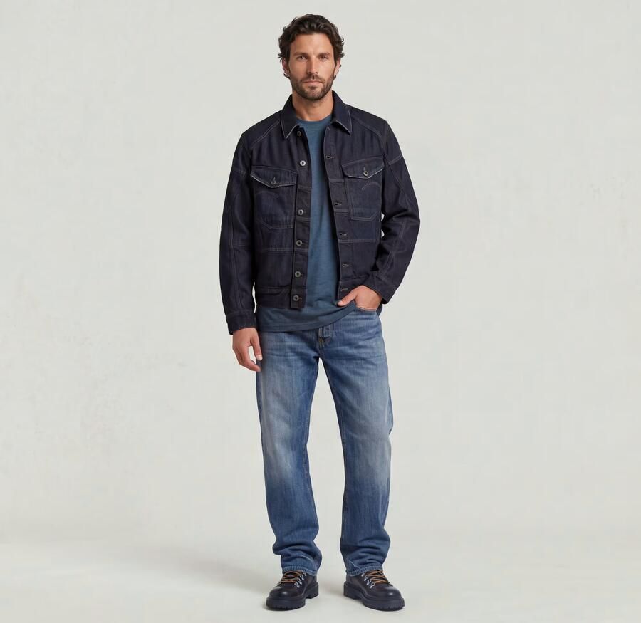 G-Star RAW Kitoh 3D Jack Donkerblauw Heren - Foto 4