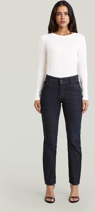 G-Star RAW Kitoh Slim Jeans Donkerblauw Dames - Foto 6