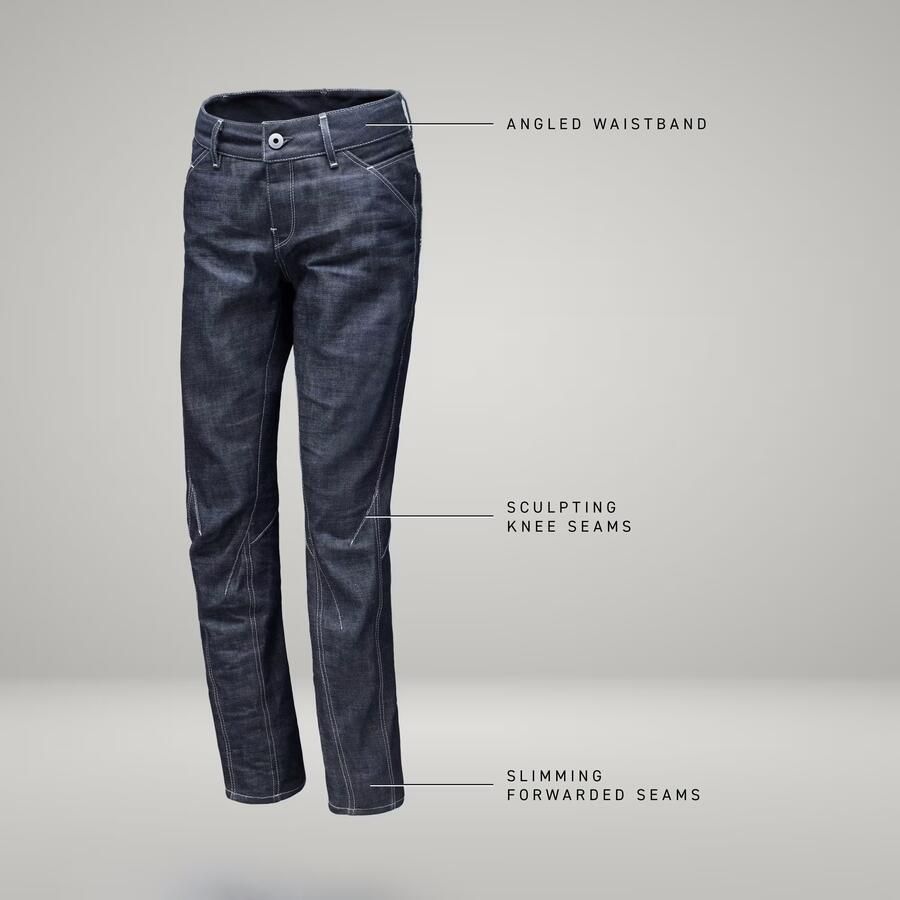 G-Star RAW Kitoh Slim Jeans Donkerblauw Dames - Foto 3
