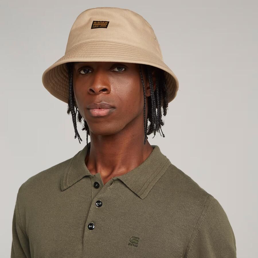 G-Star RAW Knitted Polo Bruin Heren - Foto 3