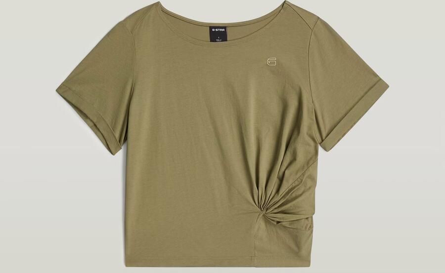 G-Star RAW Knot Top Groen Dames