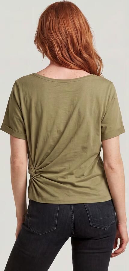 G-Star RAW Knot Top Groen Dames - Foto 5