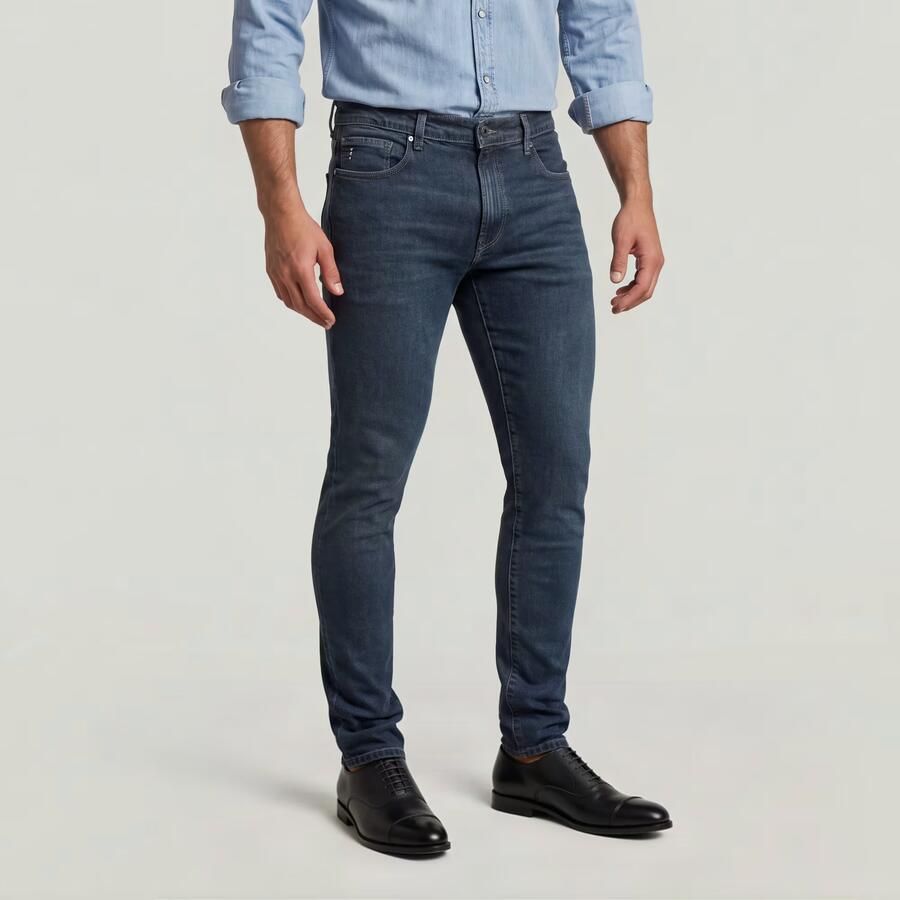 G-Star RAW Lancet Skinny Jeans Donkerblauw Heren - Foto 3