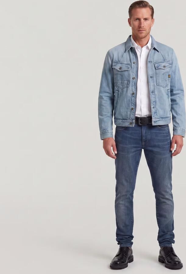 G-Star RAW Lancet Skinny Jeans Donkerblauw Heren - Foto 6