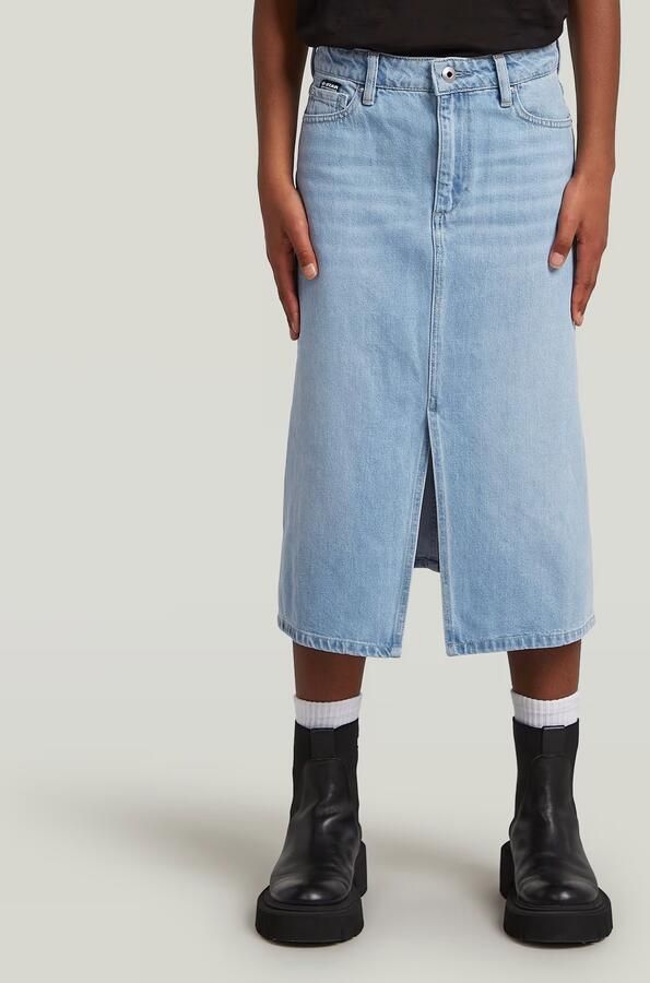 G-Star RAW Lange Rok Meisjes Lichtblauw meisjes - Foto 7