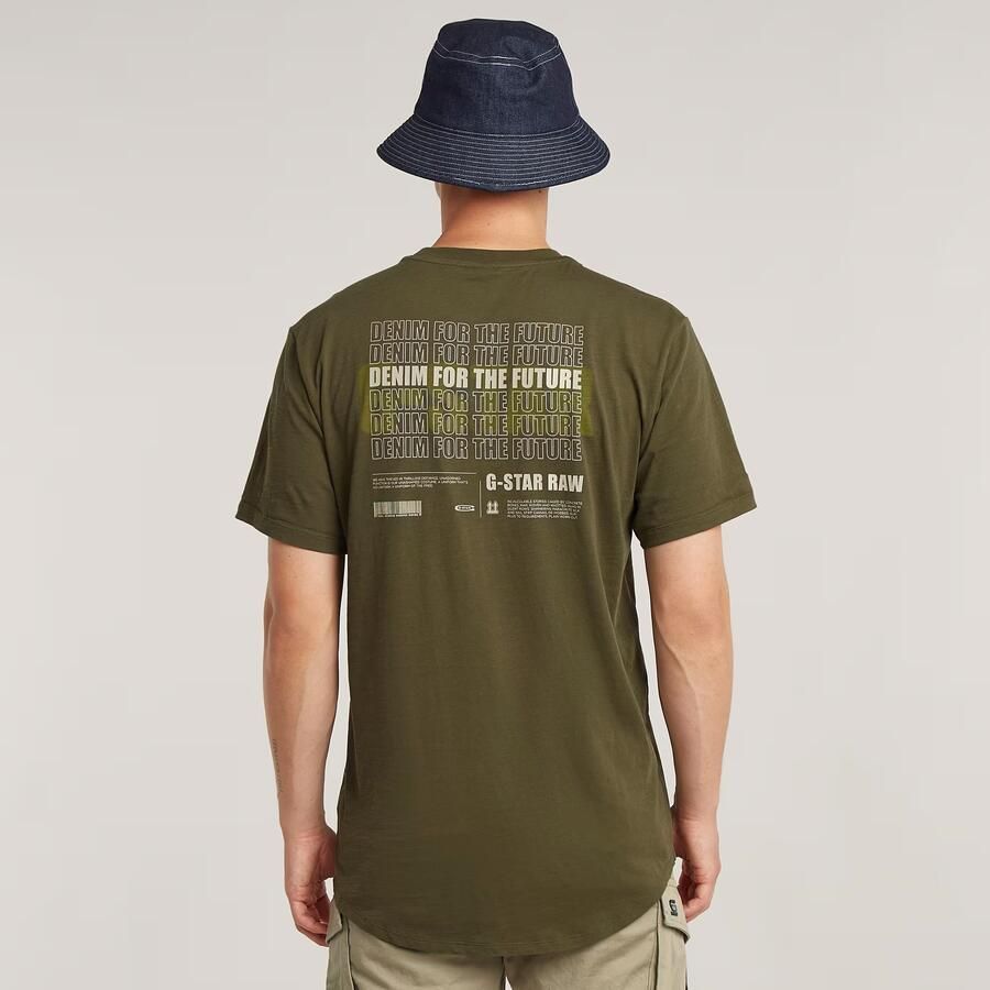 G-Star RAW Lash Back Graphic T-Shirt Groen Heren - Foto 9