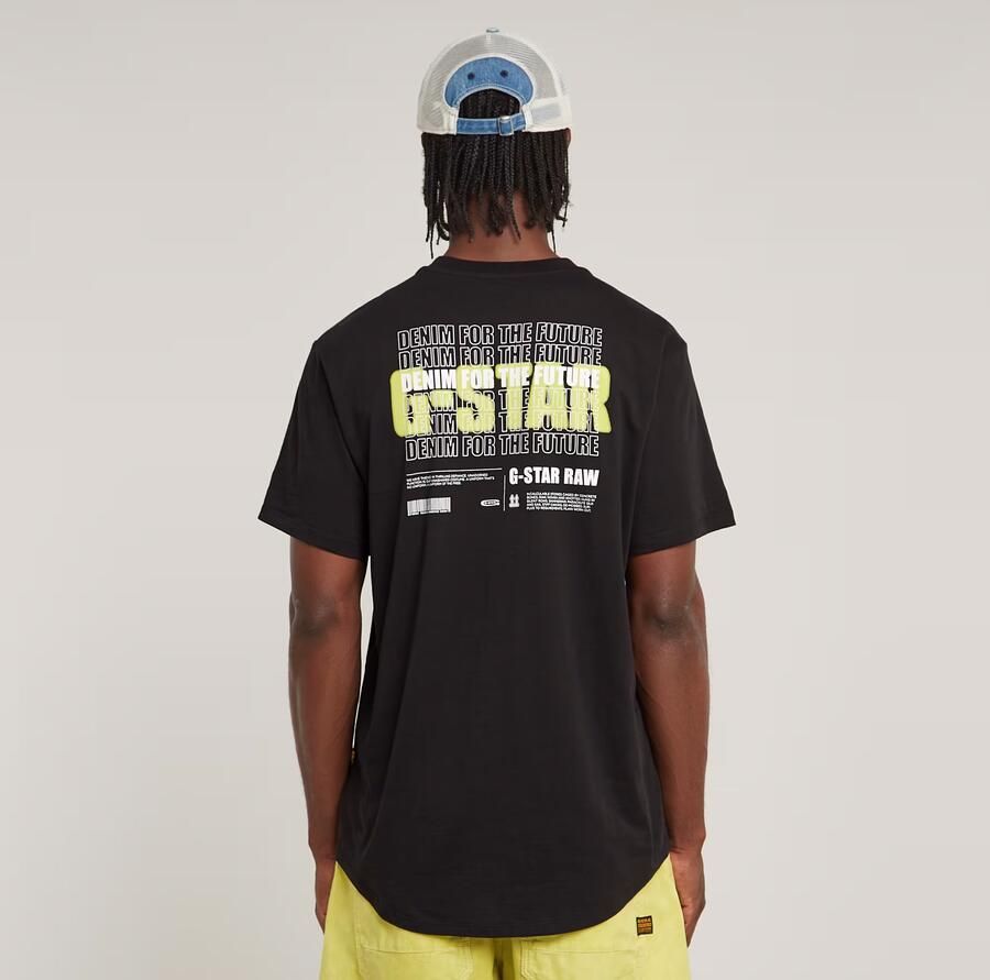 G-Star RAW T-shirt Lash Back met print op de achterkant - Foto 3