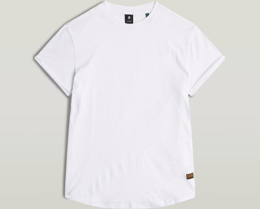 G-Star G Star RAW T shirt Lash Fem Loose Top omgeslagen mouwen met kleine naad vastgezet - Foto 7