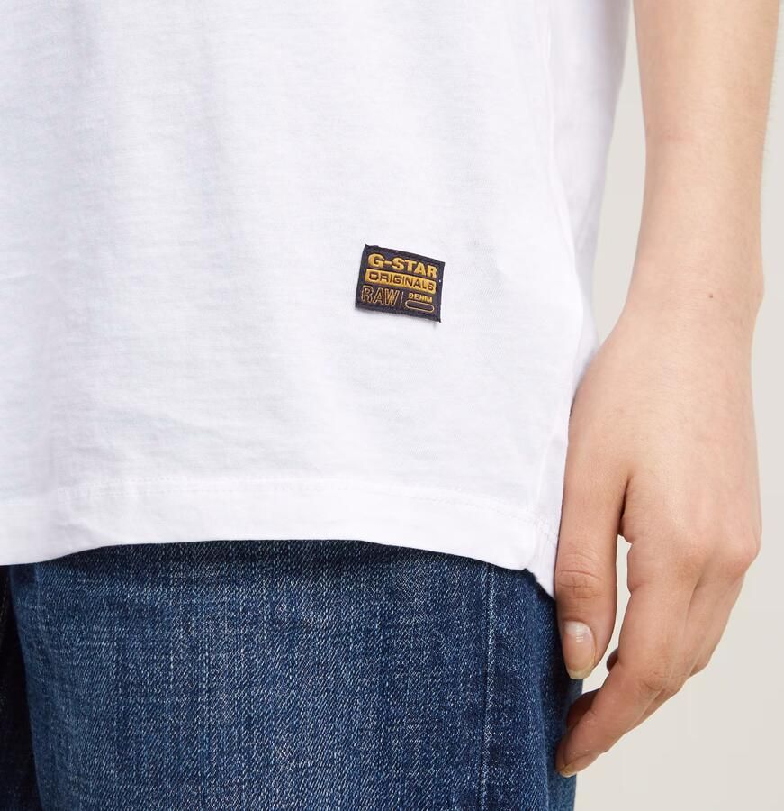 G-Star G Star RAW T shirt Lash Fem Loose Top omgeslagen mouwen met kleine naad vastgezet - Foto 6