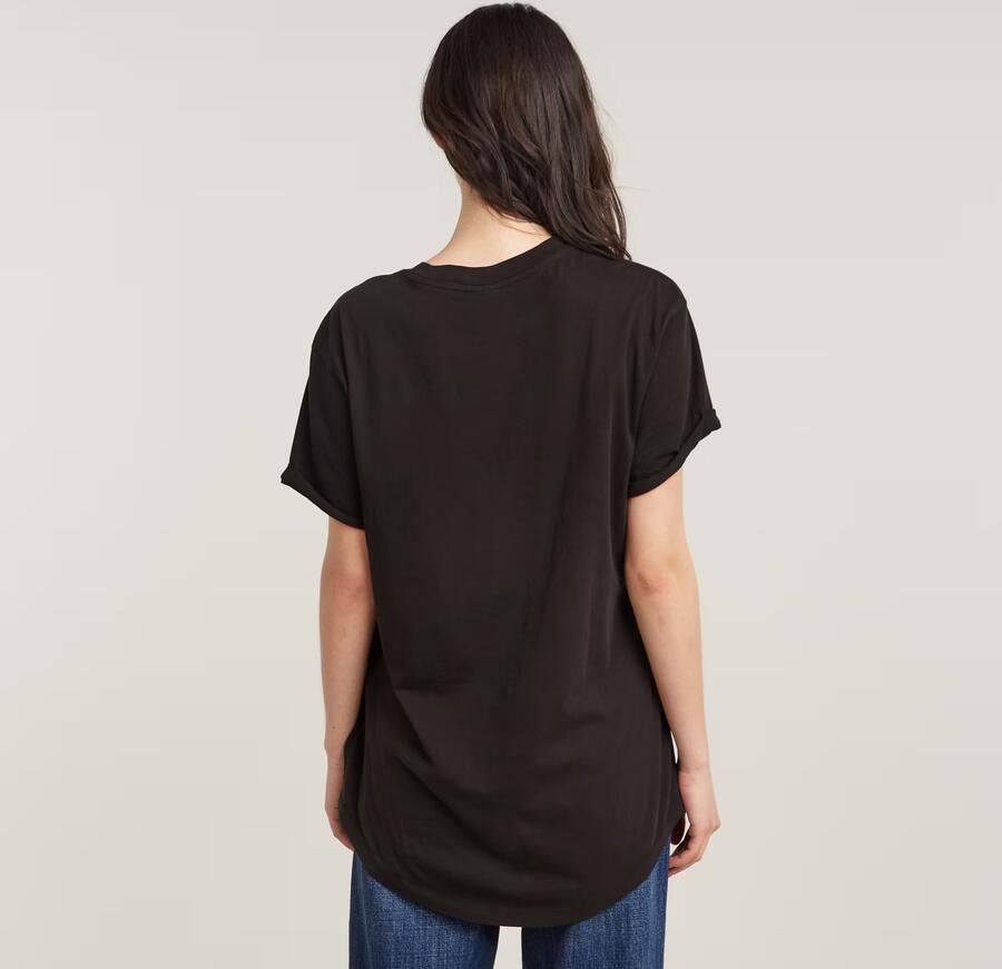 G-Star RAW T-shirt Lash Fem Loose Top omgeslagen mouwen met kleine naad vastgezet - Foto 7