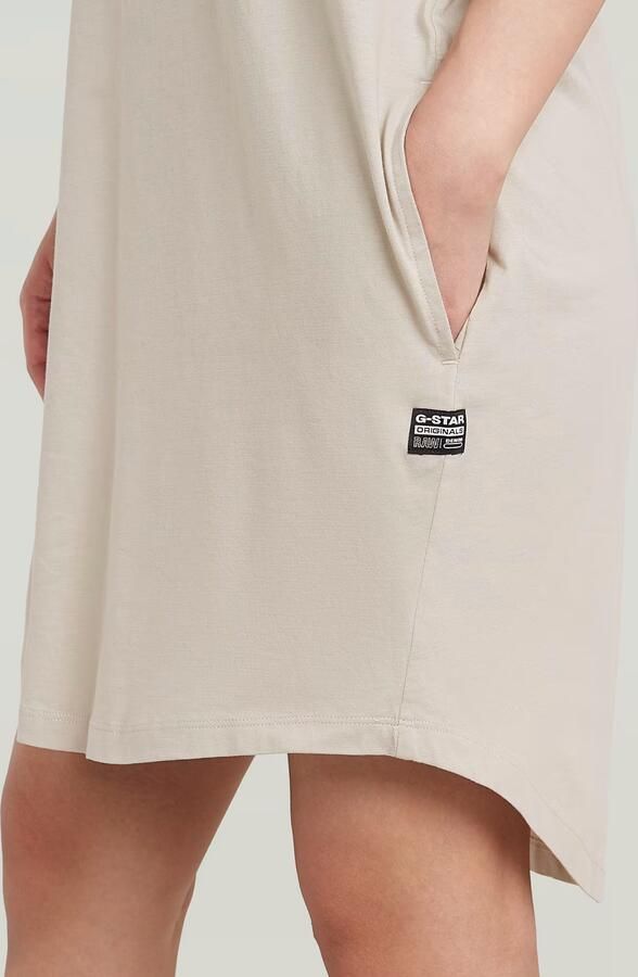 G-Star RAW Lash Loose Jurk Beige Dames - Foto 3