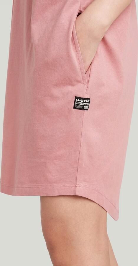 G-Star RAW Lash Loose Jurk Roze Dames - Foto 3