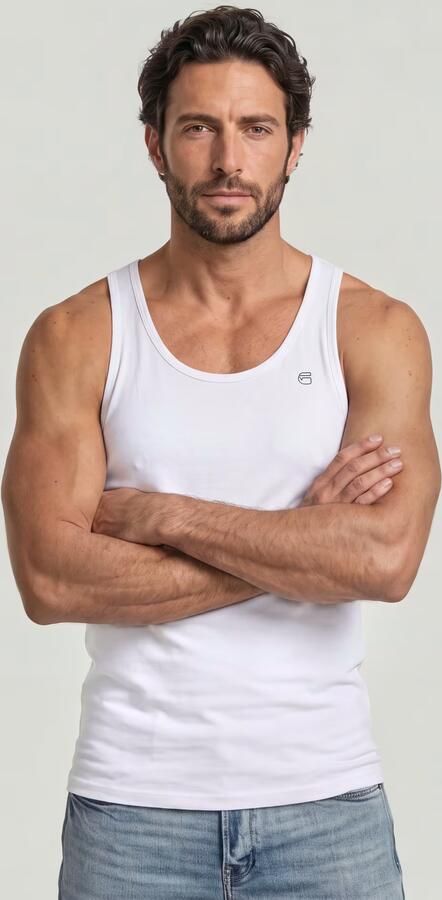 G-Star RAW Lash Muscle Tanktop Set van 2 Meerkleurig Heren
