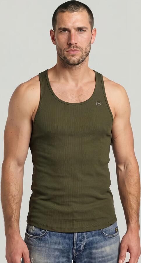 G-Star RAW Lash Muscle Tanktop Set van 2 Meerkleurig Heren