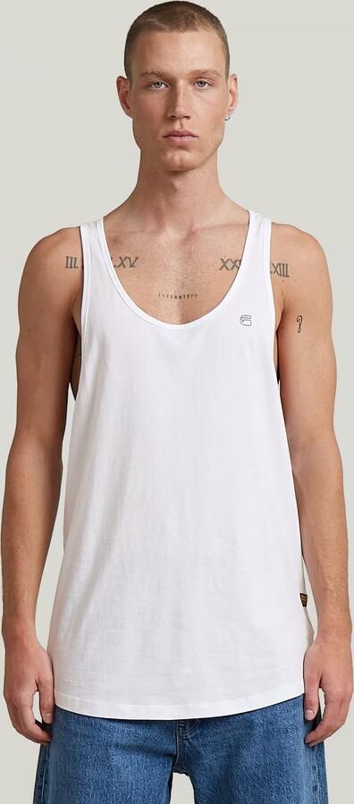 G-Star RAW Lash Muscle Tanktop Wit Heren