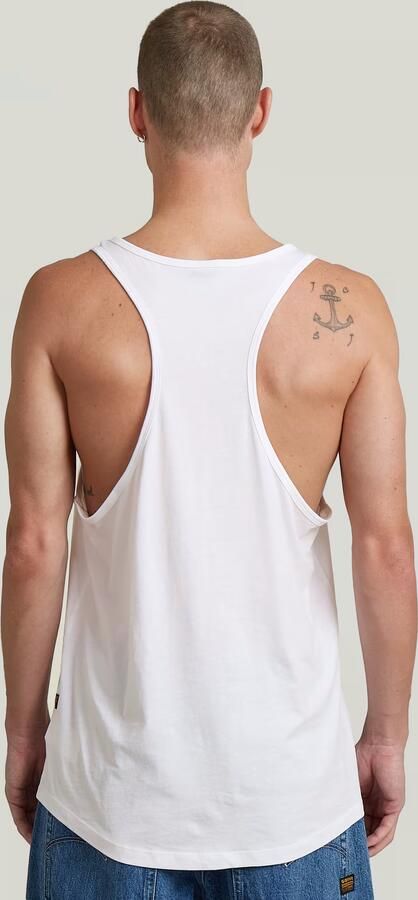 G-Star RAW Lash Muscle Tanktop Wit Heren - Foto 6