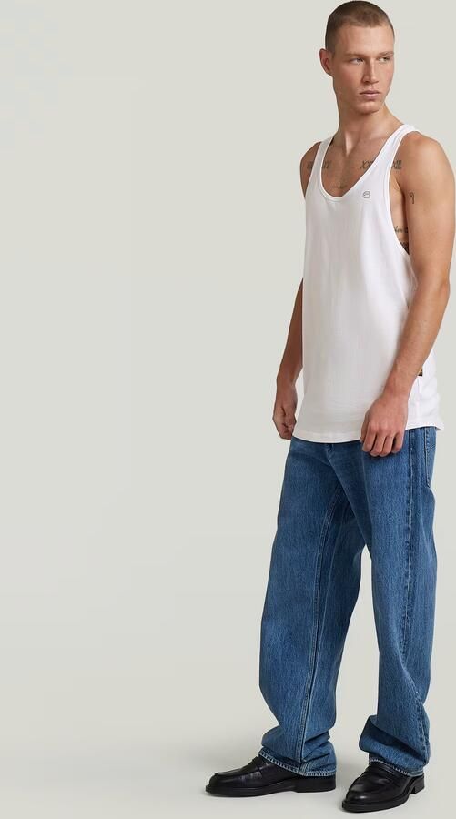 G-Star RAW Lash Muscle Tanktop Wit Heren - Foto 5