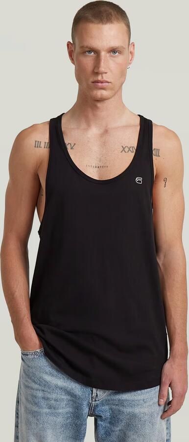 G-Star RAW Lash Muscle Tanktop Zwart Heren