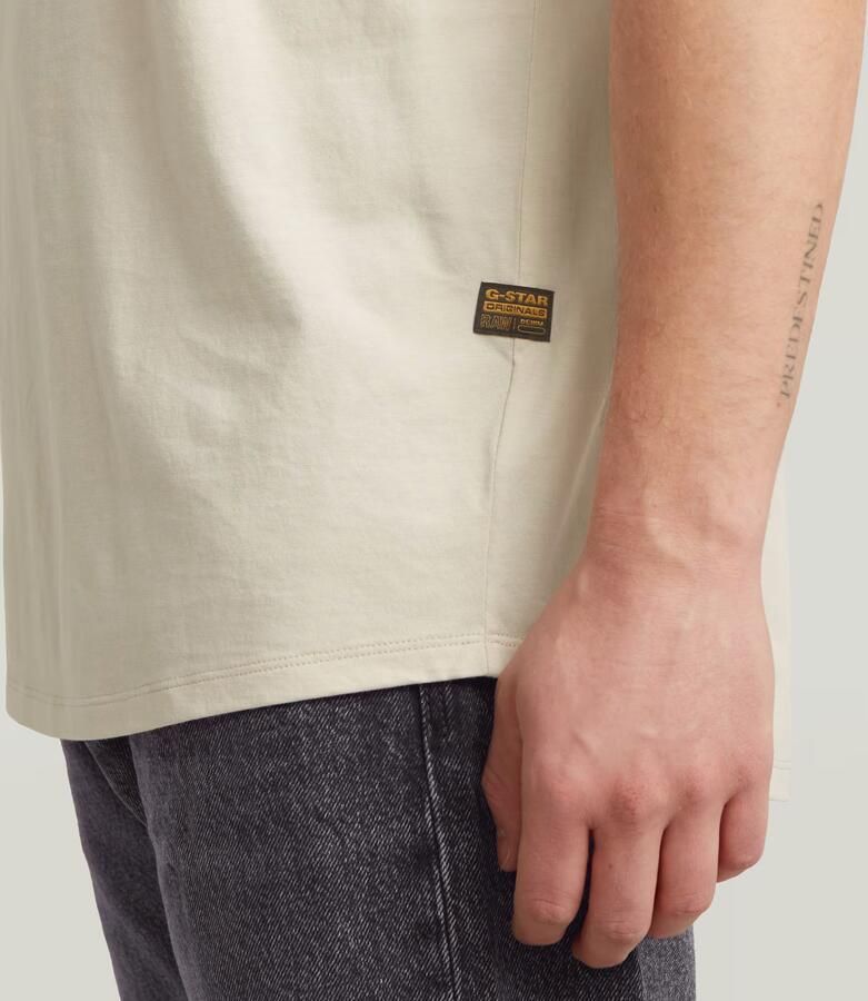 G-Star RAW T-shirt Lash met kleine logo stitching - Foto 4