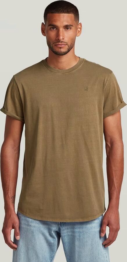 G-Star Raw T-shirt Korte Mouw D16396 2653 LASH G.D.-H413 DESERT PALM GD