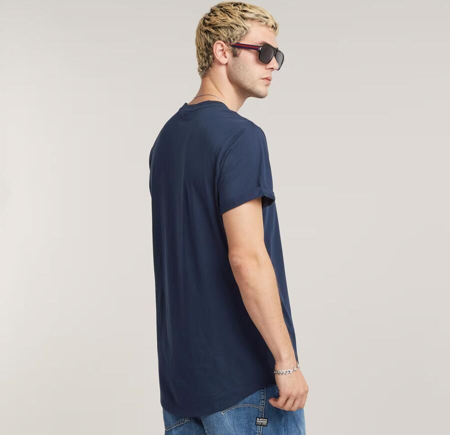 G-STAR RAW Heren Polo's & T-shirts Lash R T S s Donkerblauw - Foto 13